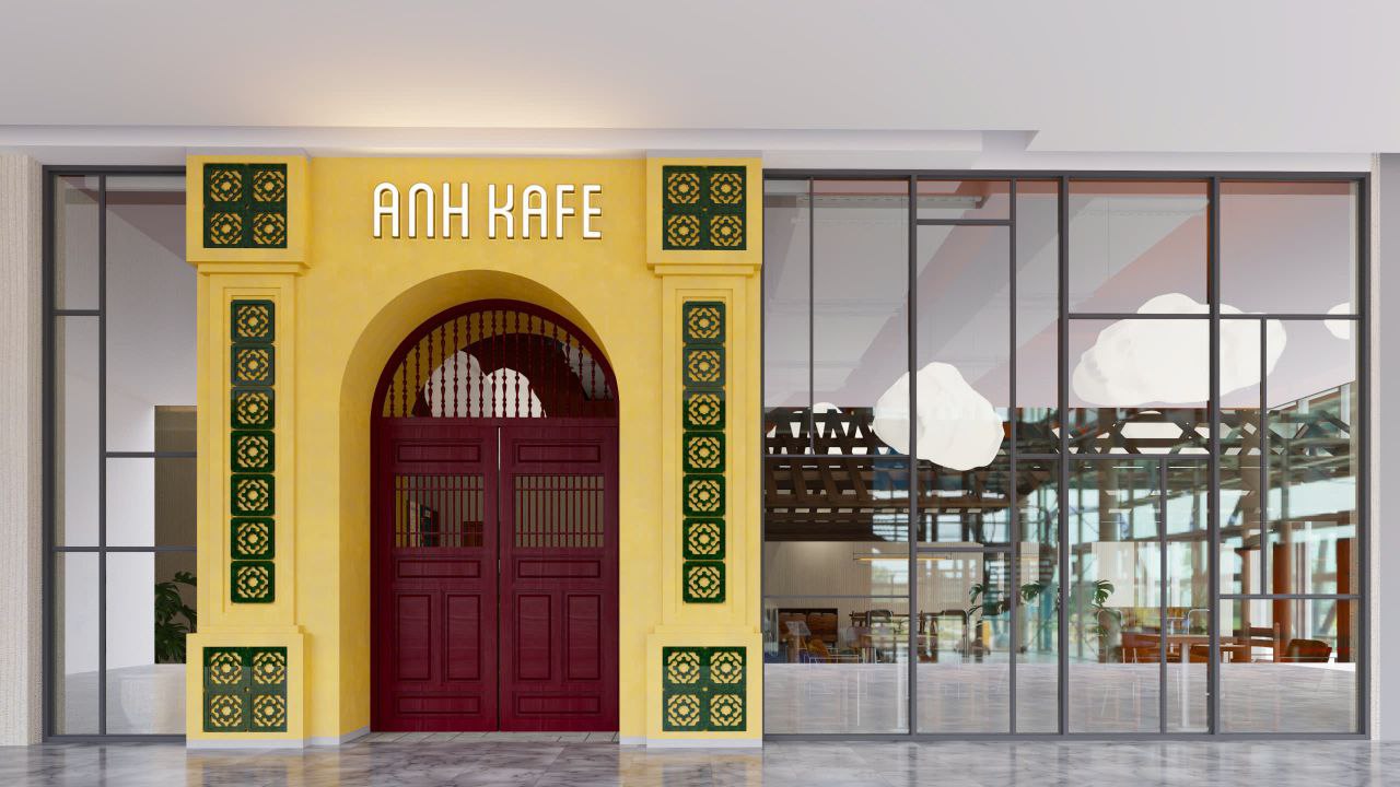 Khám phá không gian cửa hàng ANH KAFE tại Aeon Mall Huế – Nơi giao thoa giữa truyền thống và hiện đại